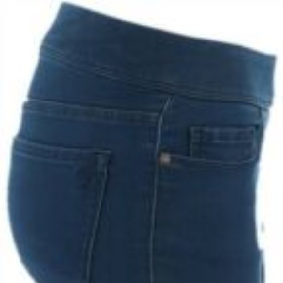 NWT MARTHA STEWART ZIP ANKLE JEANS DARK INDIGO 10P (PETITE) - Picture 5 of 12